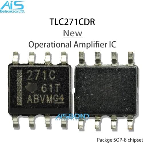 10Pcs/Lot New Original TLC271CDR TLC271 TLC271C 271C SOP8 Chip 1-Channel Low Power 16V LinCMOS OP AMP w/shutdown