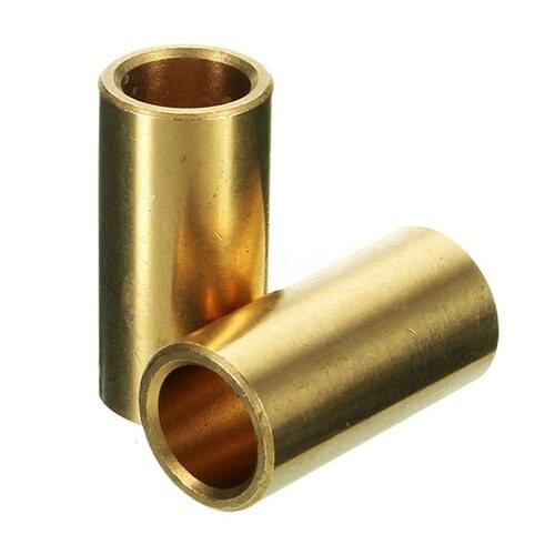 5pcs Brass Bearing Sleeve Nut Bushing Straight Through oil Bearings Bush Nuts Sleeves 4/5/6mm Inside Diameters