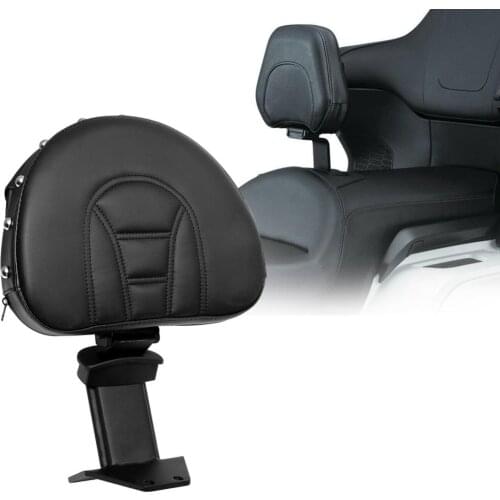 Motorcycle Accessory Black Front Driver Rider Backrest Kit For Honda Goldwing GL1800 2018 2019 2020