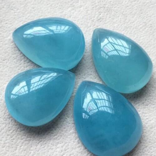 Aquamarine blue 28-32mm drop for DIY jewelry making loose beads FPPJ wholesale beads nature gemstone