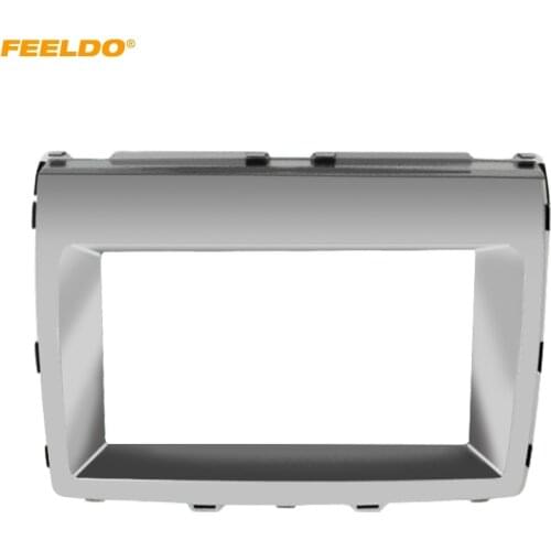 FEELDO 2DIN Car Stereo Radio Fascia Frame For For Mazda MPV 2006+ Mazda 8 Audio Interface Plate Panel Dash Trim Kit #HQ5013