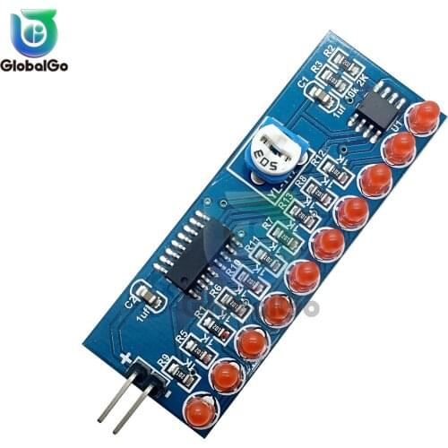 NE555 CD4017 NE555 Driver Water Powered Board Circuit Water Flowing Light LED Electronic Module DIY Kit Running Light Drive