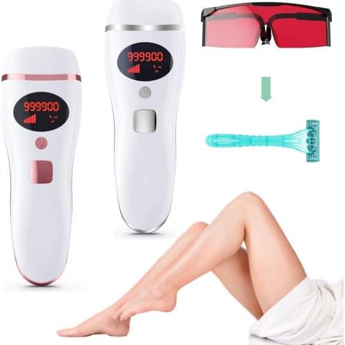 IPL Hair Removal for Women, Permanent Laser Hair Removal System Upgrade 999,900 Flashes Painless Hair Remover for Whole body