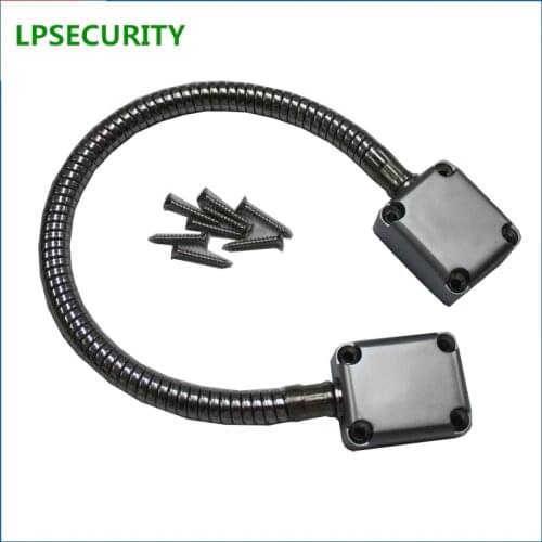 LPSECURITY Metal Cable protector pipe tube diameter stainless steel Cable pipe for Door access control wire