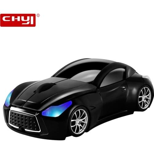 New Mini 3D Mice Sports Car Shaped Wireless Mouse USB 1600DPI Gamer PC Mouse LED Light Optical Computer Mause For Desktop Laptop