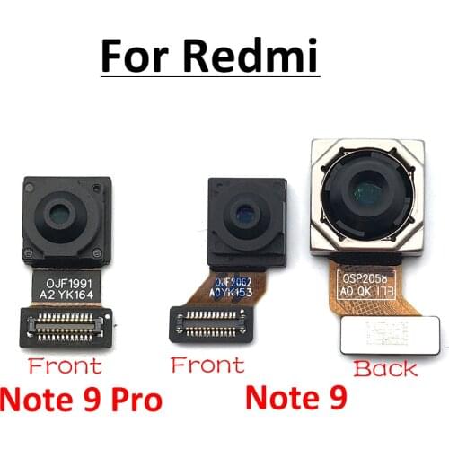 Back Rear Camera Module Flex Cable +Front Facing Camera Flex For Xiaomi Redmi 8 8A 9A Note 9 Pro