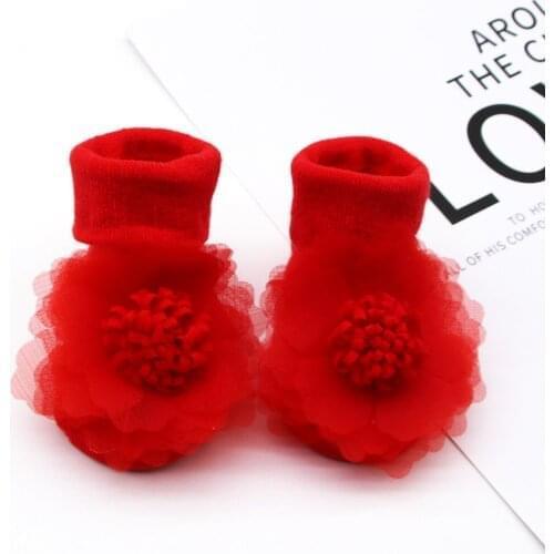 0-2y Infant Baby Winter Socks Cotton Newborn Toddler Non Slip Socks Kids Socks Baby Girl Clothes Chaussures Fille Calcetines