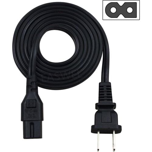 Polarized 2 Prong AC Power Cord Cable for VIZIO Sound Stand SB3830-C6M SB3831-D0