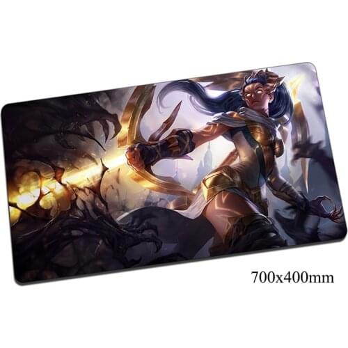 Cheapest Vayne mouse pad 70x40cm gaming mousepad gear lol gamer mouse mat pad Night Hunter laptop computer desk mouse play mats
