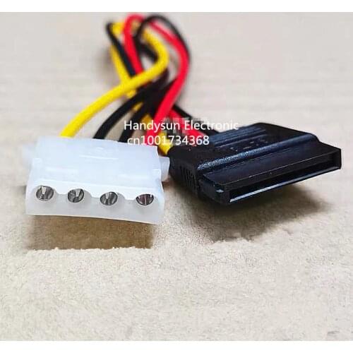 SATA 15pin Female To IDE 4pin Female Interface 15 Pin to 4 pin 30CM/40CM Hard Disk Drive Power Cord Connector Power Supply Cable