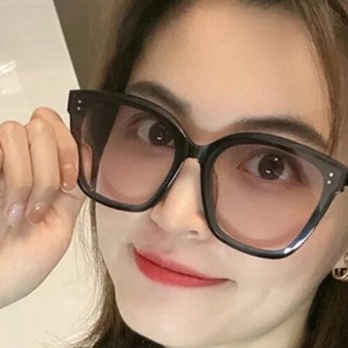 Square Frame Women Men Sunglasses Gray Tan Lens UV400 Eye Protection Girl Sexy Ladies Outdoor Eyewear