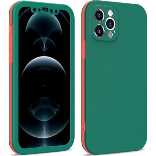 360 Degree Full Cover Camera Protection Lens For iPhone 12 11 Pro Max 12Mini XR X XS 6S 7 8 Plus Soft Silicone Shockproof Cover