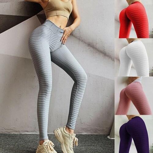 Push Up Women Booty Lifting Gym Leggings Workout Anti-Cellulite Compression Sexy Yoga Pants Sport Tight Fitness Athletic Trouser