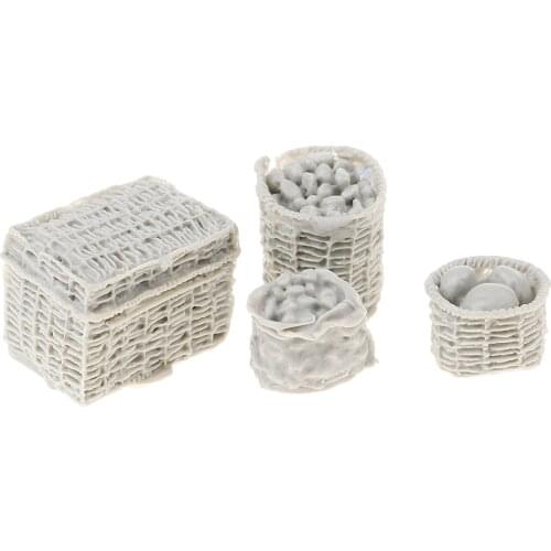 1:35 Sand Military Armor Food Basket Models for Collectible Art Crafts Gift