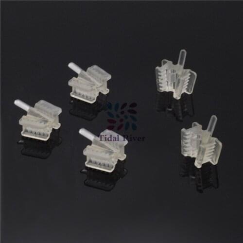 5/Pcs Dental Lab Small Size Silicone Mouth Prop Support Holding Saliva Ejector Suction Tips Dentist Tools