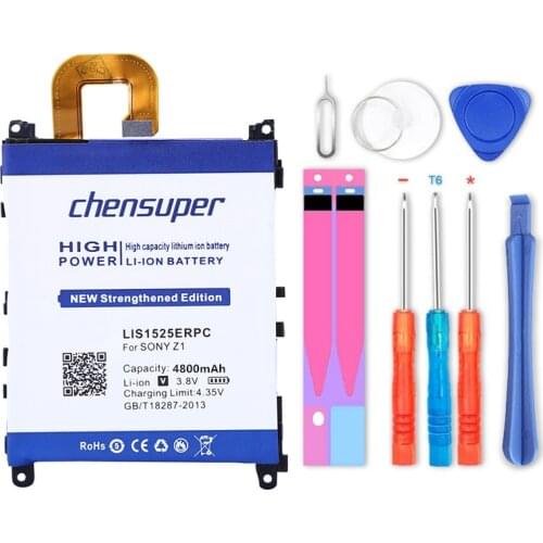New 4800mAh LIS1525ERPC Battery for SONY Xperia Z1 L39H C6903 L39T L39U C6902 C6906