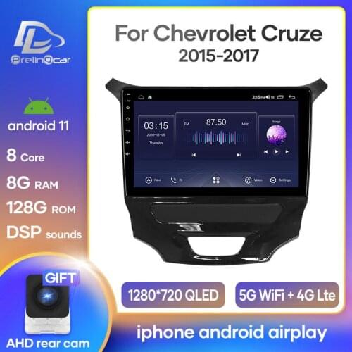 4G LTE navigation android 10.0 system stereo For Chevrolet cruze 2014 2015 2016 2017 years car gps multimedia player radio