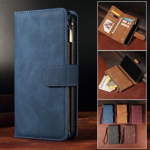 For iPhone 12 11 Pro Max Mini XS XR 7 8 Plus Wallet Case Leather Card Slot Flip Cover