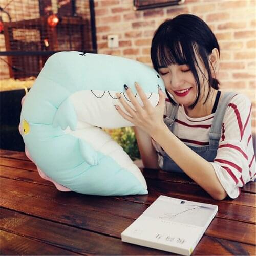 Fancytrader Lovely Cute Plush Crocodile Pillow Doll Big Soft Stuffed Alligator Animals Toys for Children 80cm 31inch