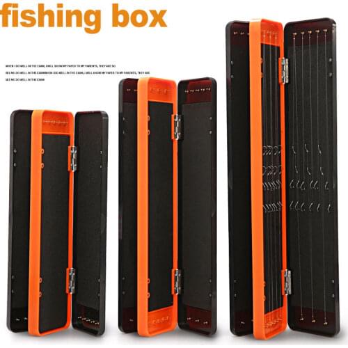 Carp Fishing Rig Box Hair Rig Wallet Carp Fishing Tackle Box Stiff Hair Rig Board with Pins Storage Box For Fishing Line X372G