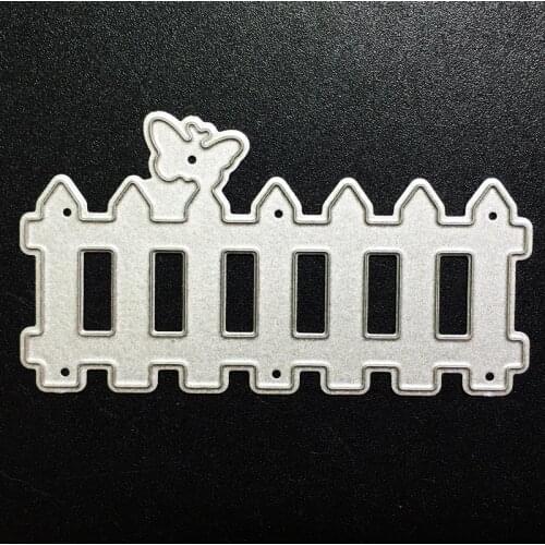 SCD870 Fence Metal Cutting Dies For Scrapbooking Stencils DIY Album Cards Decoration Embossing Folder Die Cuts Cutter Tools New