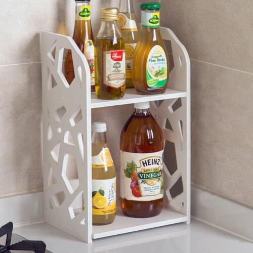 Multi-Function Storage Rack Makeup Organizer Waterproof 2-layer Bathroom Rack