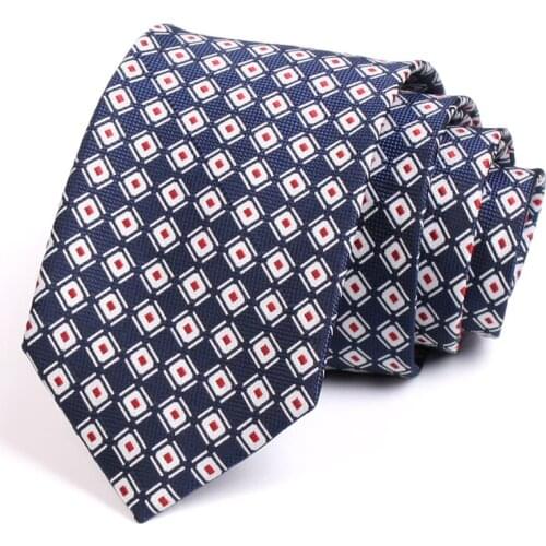 2020 New Arrivals Mens 7.5CM Wide Tie High Quality Fashion Formal Neck Tie For Men Business Suit Work Necktie With Gift Box