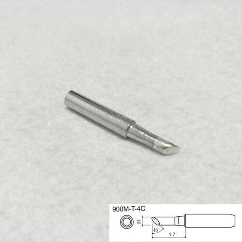 10PCS 900M-T-4C Soldering Iron Tip For Hakko Saike Aoyue Lucky BAKU Quick 936 852 Soldering Tips For Soldering Iron