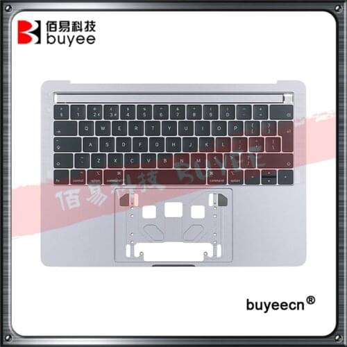 Original New A1989 PalmRest Topcase For Macbook PRO Retina 13.3" A1989 US UK French Keyboard with Backlight Grey Silver