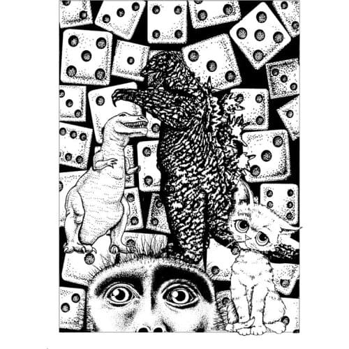 Dice Background Clear Silicone Stamp/Seal for DIY scrapbooking/photo album Decorative clear stamp sheets ST0379