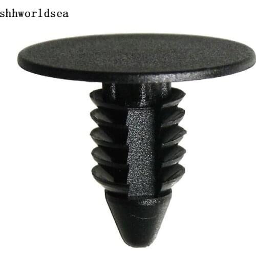 Shhworldsea Free shipping 100pcs POM Black Trunk Top Ceiling Retainer Fastener Clip For Mazda B467-68-AC3 28 B467-68-AC3 25