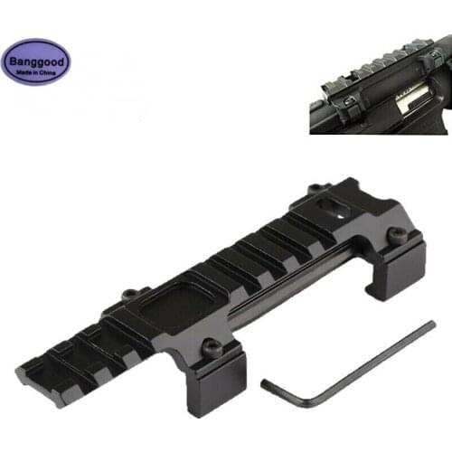 MP5 G3 GSG5 21mm Rail Extend Extension Heightening Bracket Airsoft Rifle Shot Gun Tactical Scope Sight Mount Adapter Converter