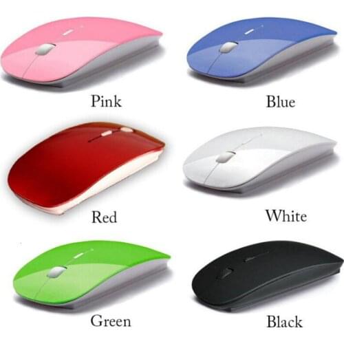 2.4g Ultrathin Wireless Mouse Optical Mice With USB Receiver Bluetooth Mouse Gamer For Laptop PC Computer Desktop Office Yw