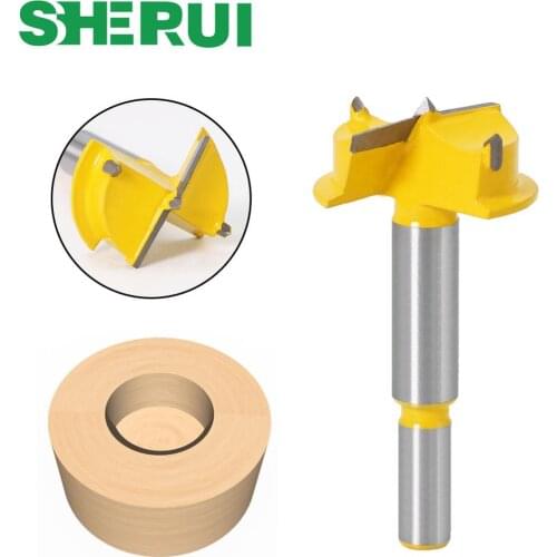 Upgrade 35mm 2 Flutes Carbide Tip Forstner Drill Bit Wood Auger Cutter Woodworking Hole Saw For Power Tools Drill Bits