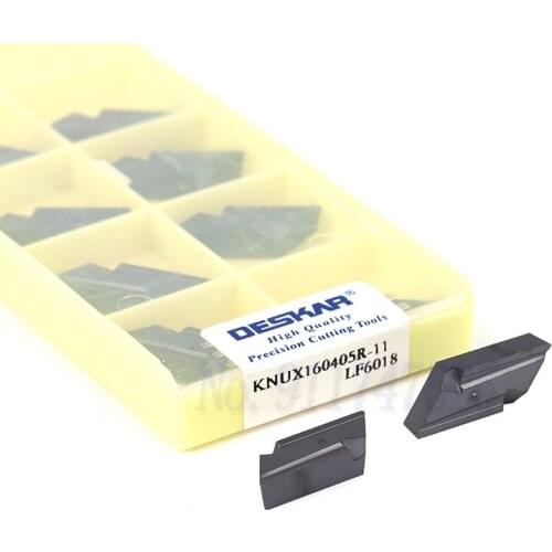 High quality KNUX160405R-11 LF6018 CNC lathe tool Carbide milling cutter Finishing Milling insert For processing stainless steel