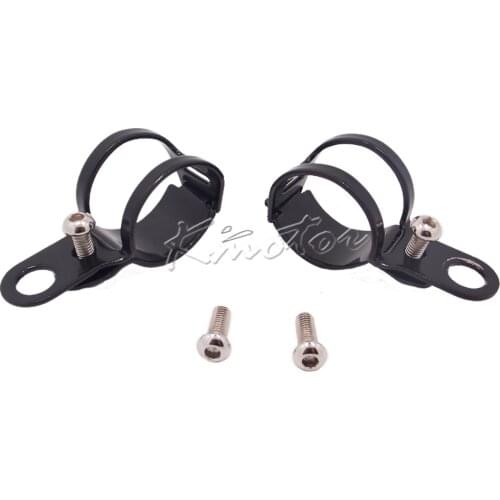 Motorcycle Turn Signal Light Relocation Mount Bracket Fork Clamps 30mm-36mm Tube Holder for Harley Honda Yamaha Triumph Suzuki