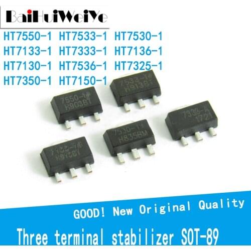 20pcs/Lot HT7550-1 HT7533-1 HT7530-1 HT7133-1 HT7333-1 HT7136-1 HT7130-1 HT7536-1 HT7325-1 HT7350-1 HT7150-1 SOT89
