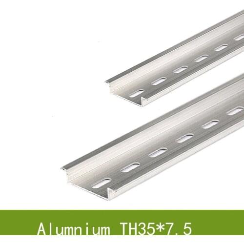 Aluminum 35mm x 7.5mm C45 DZ47 Din Rail Terminal Blocks Accessories