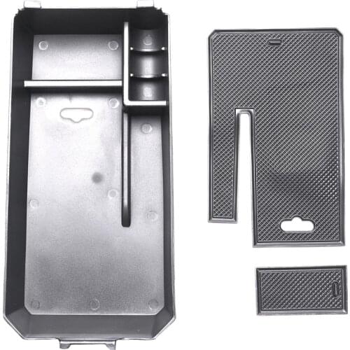 Car Center Console Armrest Box Storage Box Container Tray Organizer Accessories for Mercedes Benz C Glc Class W205 2015