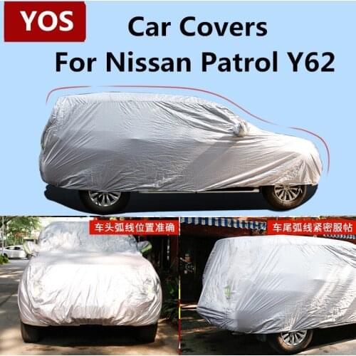Car Covers For Nissan Patrol Y62 2012-2019 Body Jacket Dust and Rain Protection Patrol Y62 Auto Accessories