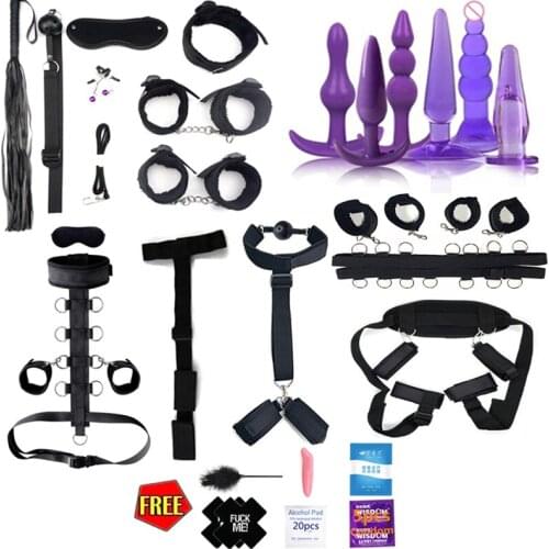 BDSM Restraint Fetish Gag Erotic Body Bondage Sex Toys For Couples Women Men Dildo Vibrator Anal Plug Butt Sex Product Shop