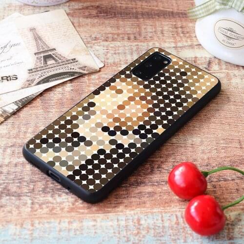 For Samsung Galaxy Bob Dylan, Blonde On Blonde, Benday Dots Soft TPU border Samsung Galaxy Case