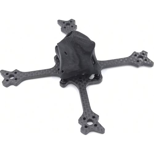 JMT Eyas100 100mm Wheelbase 3K Carbon Fiber Frame Kit with 3D Printed 19MM / 14mm Camera Canopy for FPV Racing Quadcopter