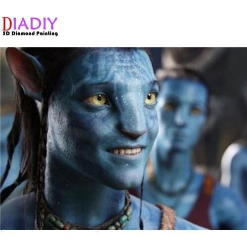 5D Diy "Movie "Avatar Pandora"" Pictures Diamond Painting Cross Stitch full Square Round Diamond Embroidery Mosaic Paint Decor