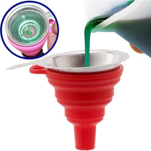 2 sets of UV Resin Metal Filter Cup+Silicon Funnel Disposable for SLA 3D Printer Parts