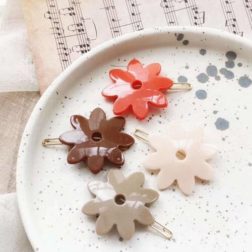 13 COLORS fashion baby headdress hair decorations cute fancy flower candy color hair clips for women kids girls