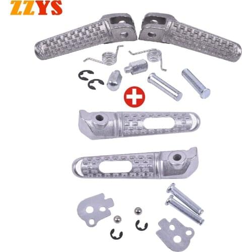 Motorcycle Front and Rear Footrest Pedal For Suzuki GSXR600 GSXR750 GSXR1000 GSX-R600 GSX-R750 GSX-R1000 Foot Rests Pedals Pegs
