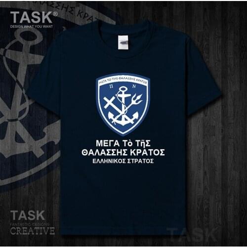 Navy Greece Greek GRC GR new Tops Short sleeve clothes country Army Tactical Military mens t shirt summer Fashion cotton 01