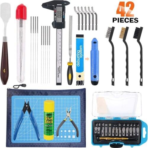 42XS 3D Printer Tools Kit DIY Cleaning and Disassembly Digital caliper Printing Accessories for Art Cutting Precision Carving