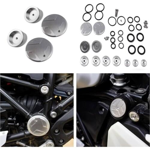 Frame Hole Cover Caps Plug Decorative Frame Cap Set Motorcycle Accessories for 2013-2019 BMW R1200GS R1250GS 1200 1250 GSA 2018